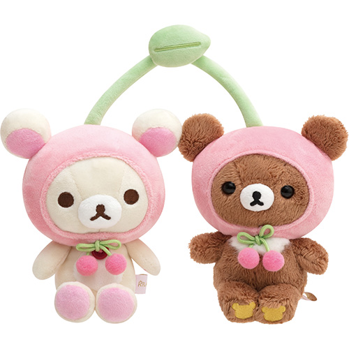 フルーツなかよしぬいぐるみ(コリラックマ&チャイロイコグマ 